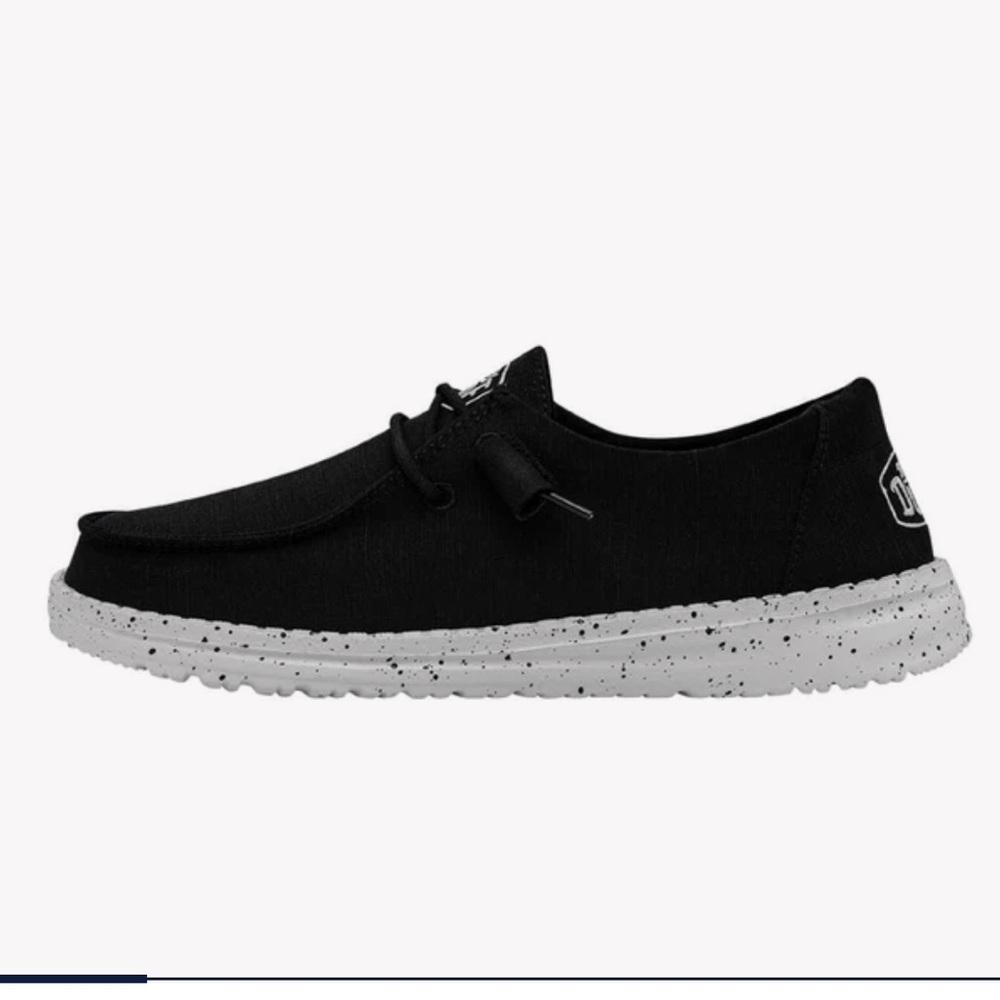 HeyDude Wendy Corduroy Black shoes